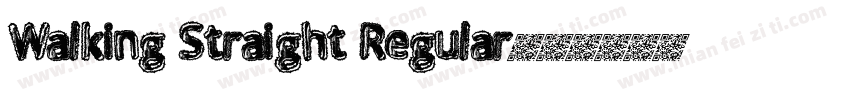 Walking Straight Regular字体转换